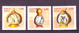 Brazil 1977 Mi.No. 1626 - 1628 Brasilien Christmas Religion 3v MNH** 2.20 € - Unused Stamps