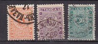 L1701 - BULGARIE BULGARIA TAXE Yv N°13/15 - Segnatasse