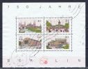 D Berlin 1987 Mi Bl. 8 772-75 Berlin - Blocks & Sheetlets