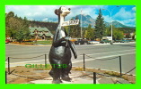 JASPER, ALBERTA -  THE BEAR - ANIMATED OLD CARS - PHOTO W.J.L. GIBBONS - DOUBLE L COLOR PROD. LTD - - Jasper