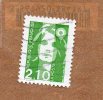 MARIANNE DU BICENTENAIRE - 2.10 F VERT  1990 - Storia Postale