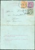 N°28-30 En Affr. Compl. S/E.P. Carte-lettre De LIEGE 28 Mars 1883 Vers Düren. A Voir.  - 6854 - Postbladen