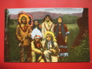 Cherokee Indian Group Great Smokey Mountain Early Chrome  ====    -- Ref 231 - Indiaans (Noord-Amerikaans)