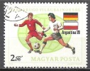1 W Valeur Oblitérée,used - MAGYAR - HONGRIE - FOOT * 1978 - N° 1244-54 - 1978 – Argentine