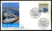 19028) BRD - Michel 1650 / 1653 - 4 FDC - Olympische Sportstätten - Mi€ 13,00 - FDC: Sobres