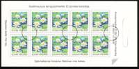 FINLAND - CARNET/BOOKLET - SPECIMEN - FAUNA - Provincial Flower - Water Lily - Carnets