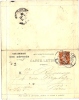 REF LRD5 - SEMEUSE CAMEE 10c SUR CARTE LETTRE ILLUSTREE DE LA CHAMBRE DES DEPUTES PARIS LITTRE 15/11/1909 - Briefe U. Dokumente