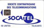 CARTE CENTRAFRIQUE SOCATEL 60U SC5 N° 43745 ETAT COURANT - Zentralafrik. Rep.