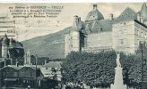 CPA 38 VIZILLE LE CHATEAU ET LE MONUMENT DE L IMMORTALITE 1923 - Vizille