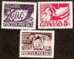 POLAND..1948..Michel # 505-507...MNH. - Ongebruikt