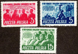 POLAND..1949..Michel # 527-529...MNH. - Ungebraucht