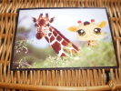 Giraffe LPS Postkarte  Postcard - Girafes