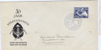 Netherlands 195  Nr E3, Mineworker Opened At Top, - Storia Postale