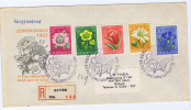 Netherlands 1952  Nr E9, Summer Issue, With Flap, Registered - Storia Postale