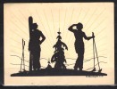 Silhouette CPA 1935 Allemande - Silueta