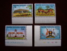 KUT 1972 10th.Anniv UGANDAN INDEPENDENCE  Issue 4 Values To 2/50  MNH. - Kenya, Uganda & Tanzania