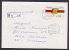 Spain Registered Recommandée Einschreiben Certificado ATM / Frama Palma Nova MAGALLUF 1993 Cover To Dinamarca - Franking Machines (EMA)