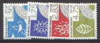 France Préoblitéré N° 198 à 201 ** Quatres éléments - Air - Eau - Feu - Terre - 1964-1988