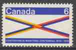 Canada 1970 Mi 449 X ** Intersection, Symbolism For The Role Of Manitoba As A Transportation Hub Of Canada - Indiani D'America