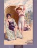 Illustrateur - 2 Femmes Sur La Plage - Before 1900