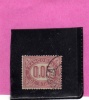 ITALIA REGNO 1875 SERVIZIO 0,05  TIMBRATO - Dienstzegels