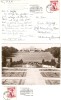 AK 29645 Wien, Schönbrunn, Blumenparterre, Neptunbrunnen Und Gloriette 1.8.55 - 13 WIEN 101 C Werbestempel BESUCHEN SIE - Château De Schönbrunn