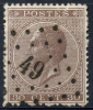 Belgique (1865) N 19 Obt - 1865-1866 Profile Left