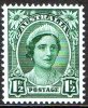 Australia 1942 - 1950 1.5d Queen Elizabeth Green MNH  SG 204 - Nuovi