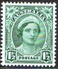 Australia 1942 - 1950 1.5d Queen Elizabeth Green MH  SG 204 - Neufs