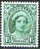 Australia 1942 - 1950 1.5d Queen Elizabeth Green MH  SG 204 - Ungebraucht