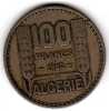 Algérie : 100 Francs 1952 Par Turin : Monnaie De Paris - Algeria