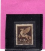 ITALIA REGNO ITALY KINGDOM 1944 REPUBBLICA SOCIALE RSI GNR POSTA AEREA CENT. 50c USATO USED OBLITERE' - Correo Aéreo