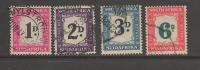 SOUTH AFRICA UNION 1948 Used Postage Due Stamp(s) Nr. P34-37 Not Complete)  #12208 - Gebraucht