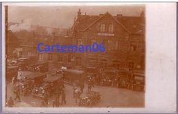 62 - Etaples - Carte Photo - Gare - Chemin De Fer Du Nord (voitures, Automobile, Camion, Bus) - Etaples