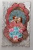 FANTAISIE COUPLES : Superbe Pour Ste Catherine " Couple Soie Tulle Strass Paillettes Près D´ Un Cm D´ Epaisseur - Sainte-Catherine