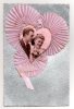 FANTAISIE COUPLES :  Pour Ste Catherine " Couple Découpis Tulle Soie - Saint-Catherine's Day