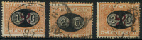 Italie (1890) Taxe N 22 à 24 Obt - Strafport