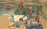 USA – United States – Navajo Indian Silversmith Plying His Trade, At Gallup, N.M. Unused Linen Postcard [P4635] - Sonstige & Ohne Zuordnung