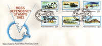 Base Scott N-Z. Serie Complete Ross Dependency Sur FDC. Oblit.Volcan Erebus. - Behoud Van De Poolgebieden En Gletsjers