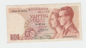 BELGIUM 50 FRANCS 1966 VF P 139 - Other & Unclassified