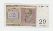 Belgium BELGIQUE 20 Francs 3-4- 1956 VF++ CRISP Banknote P 132b 132 B - Sonstige & Ohne Zuordnung