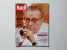 (simenon) Paris Match (Edition Belgique) N° 2104 - 21 Septembre 1989- L'ENIGME SIMENON - Simenon