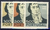 #Portugal 1966. Bocage. Michel 1023-25. MNH(**) - Nuevos