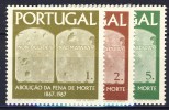 #Portugal 1967. Death Penality. Michel 1046-48. MNH(**) - Ungebraucht