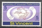 1 W Valeur Non Oblitérée, Unused - St VINCENT * 1974 - 100th. U.P.U. - N° 1055-25 - St.Vincent & Grenadines