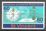 1 W Valeur Non Oblitérée, Unused - St VINCENT * 1974 - 100th. U.P.U. - N° 1055-27 - St.Vincent E Grenadine