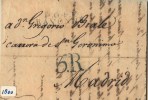 HANDGESCHREVEN BRIEF Uit 1817 - Lettre De P.64 P. BAYONNE Pour Madrid - TAXE 5 * ESPANA (1800) - ...-1850 Prefilatelia