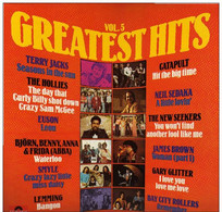 * LP *  GREATEST HITS Vol.5 - HOLLIES / ABBA / LEMMING / JAMES BROWN / CATAPULT A.o. - Hit-Compilations