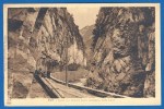 CPA - AUDE - ENVIRON D'AXAT, GORGES DE SAINT GEORGES - Attelage De Chevaux, Transport Du Bois Trainés - Labouche Frères - Axat