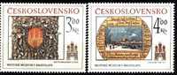 CS 1984 Mi 2770-1 ** Old Bratislava - Unused Stamps